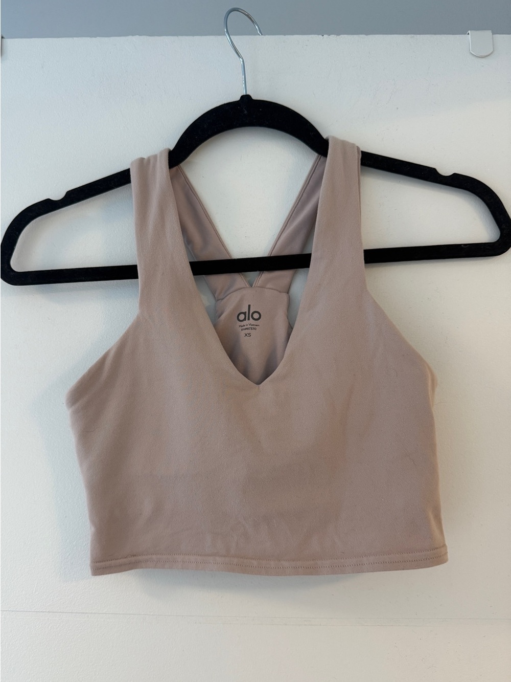 Alo Yoga Airbrush Real Bra Tank Woodrose XS